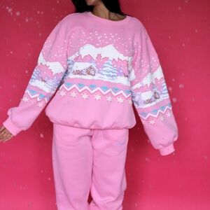 HAZEL BOUTIQUE THE HZL WINTER WONDERLAND CREWNECK